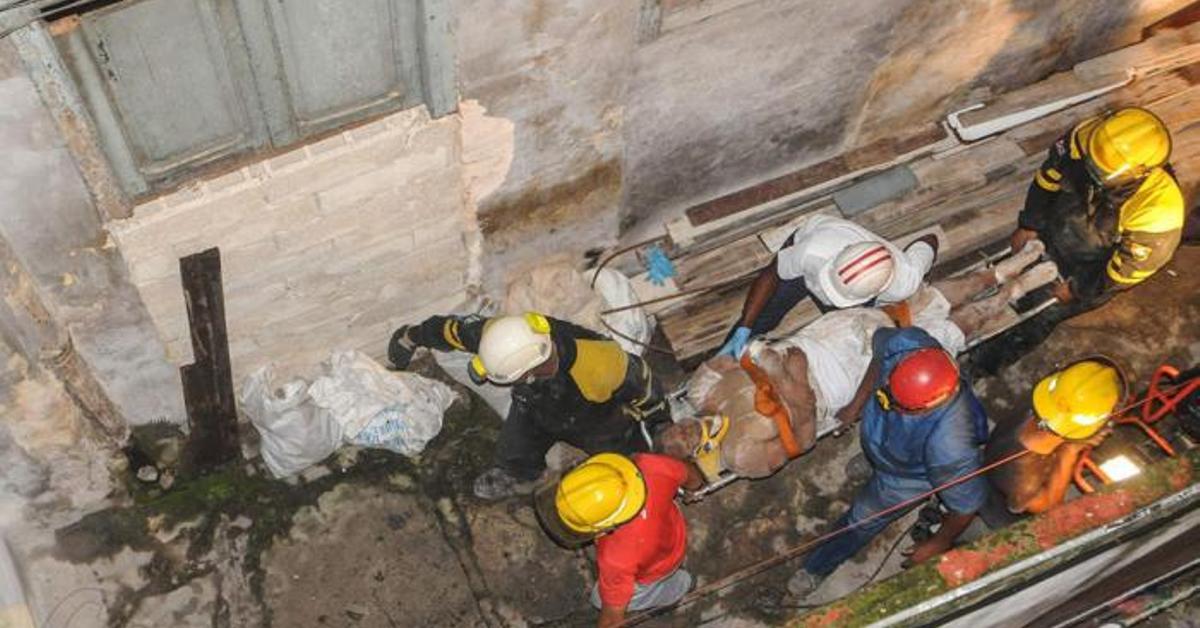 Una mujer muere en La Habana tras el colapso de un edificio