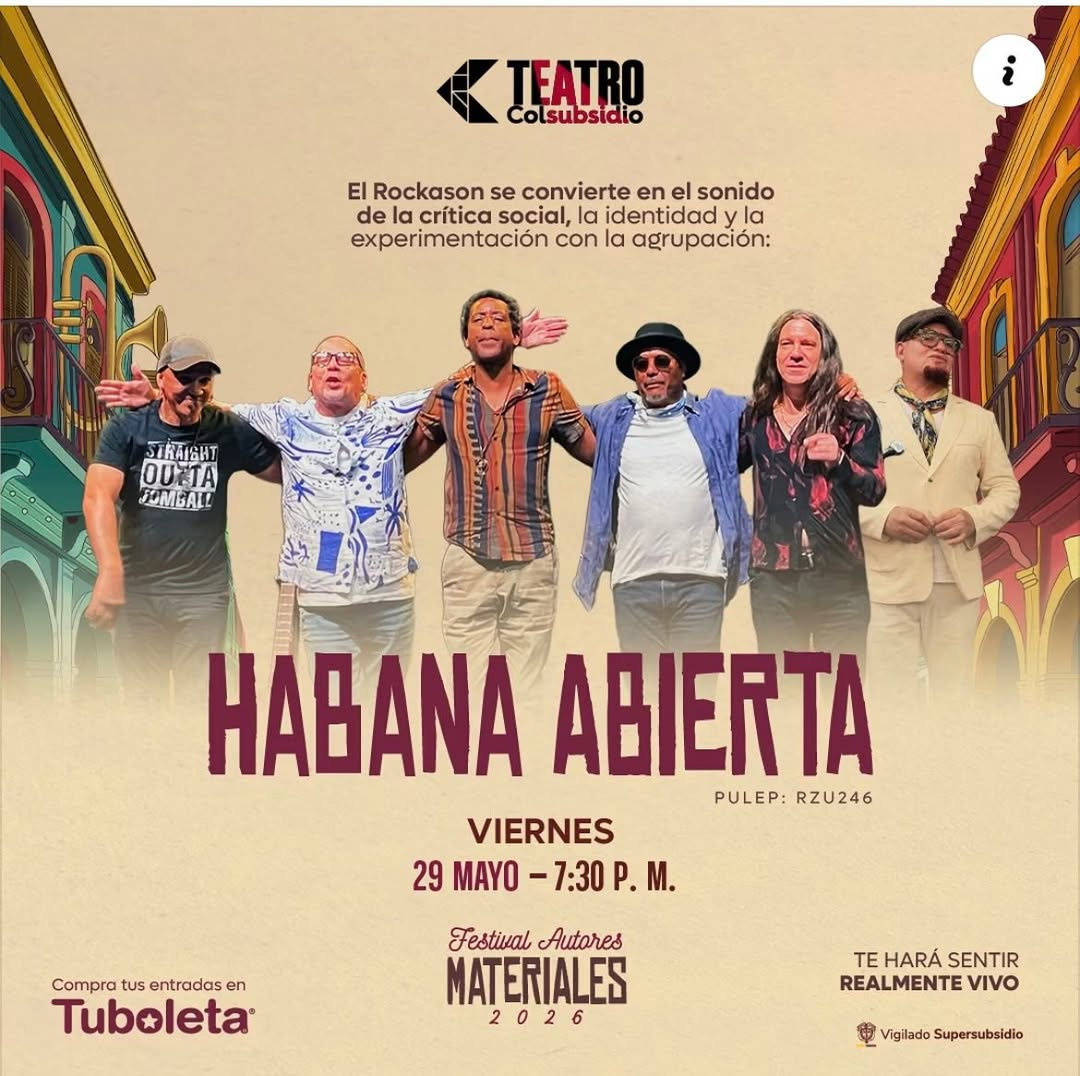 Concierto de Habana Abierta en Colombia