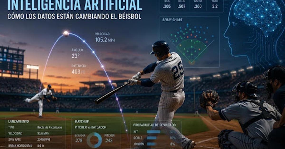 Del box score a la inteligencia artificial: cómo los datos están cambiando el béisbol