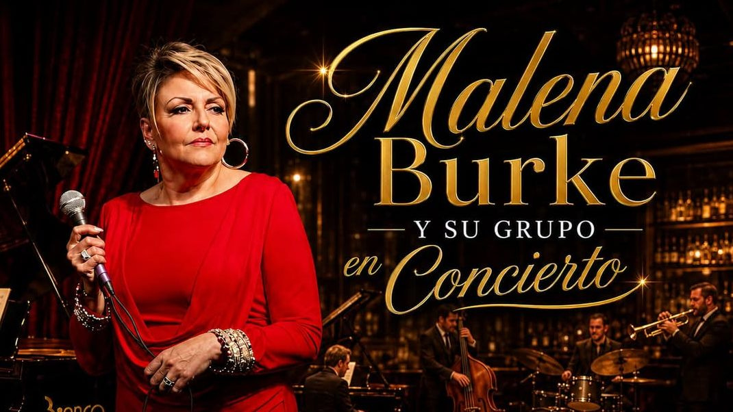 Malena Burke y su grupo en concierto