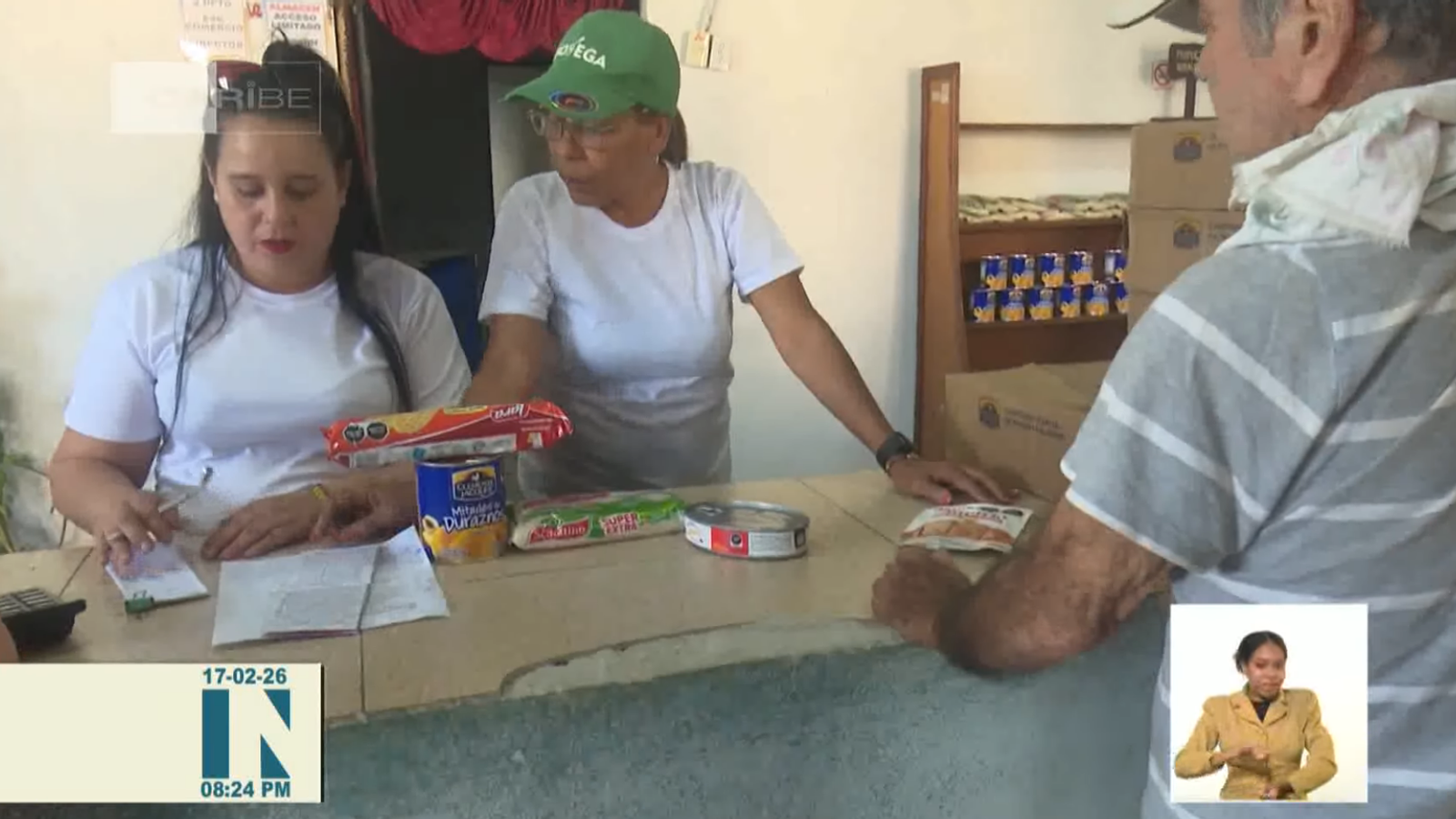 Distribución de la comida en Mayabeque.