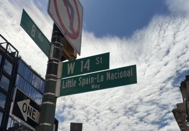 Nueva York renombra la calle 14 como Little Spain en homenaje a la comunidad española