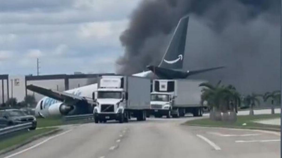 Al menos cinco muertos tras estrellarse un avión de Amazon cerca del aeropuerto de Miami